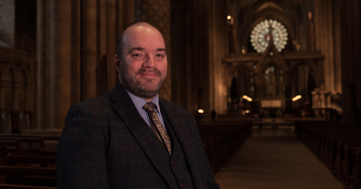 Daniel Cook, Master of the Choristers and Organist at Durham Cathedral ...