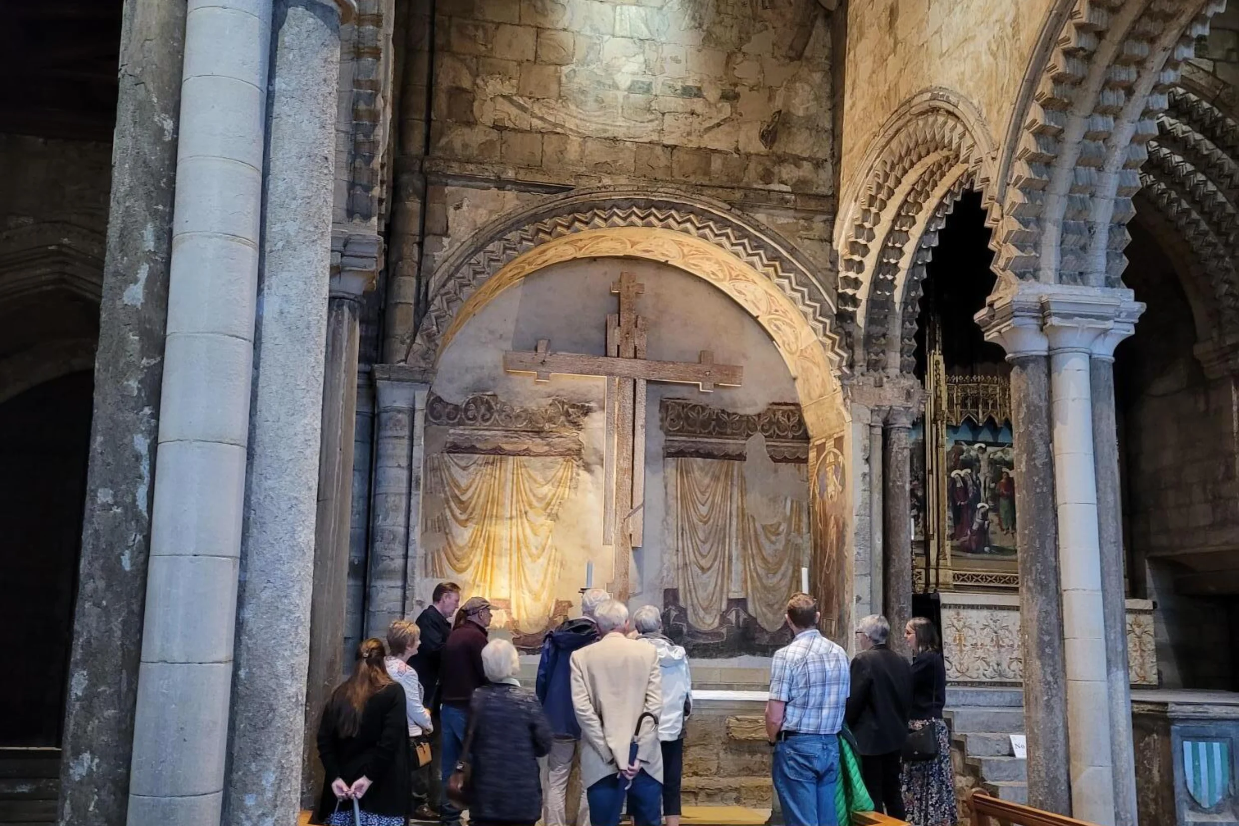 New members of the Friends of Durham Cathedral on a tour