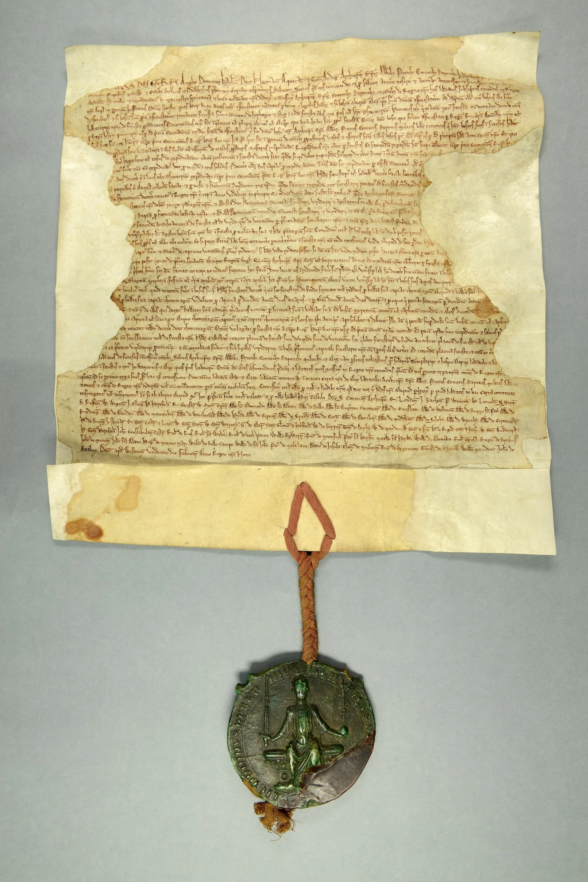 Statute Roll Magna Carta and the Charter of the Forest - Durham Cathedral